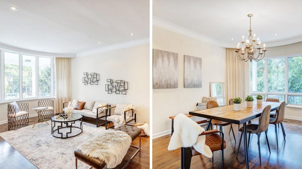 Salon et salle \u00e0 manger.