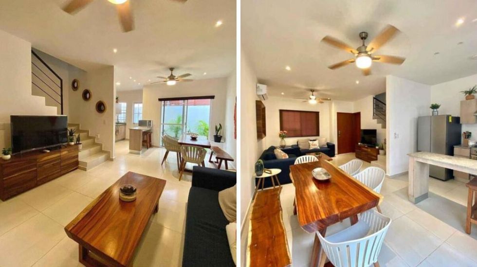 Salon et salle \u00e0 manger.