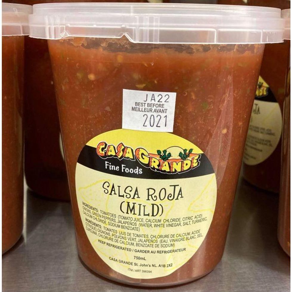 Salsa Roja (mild) de masque Casa Grande.