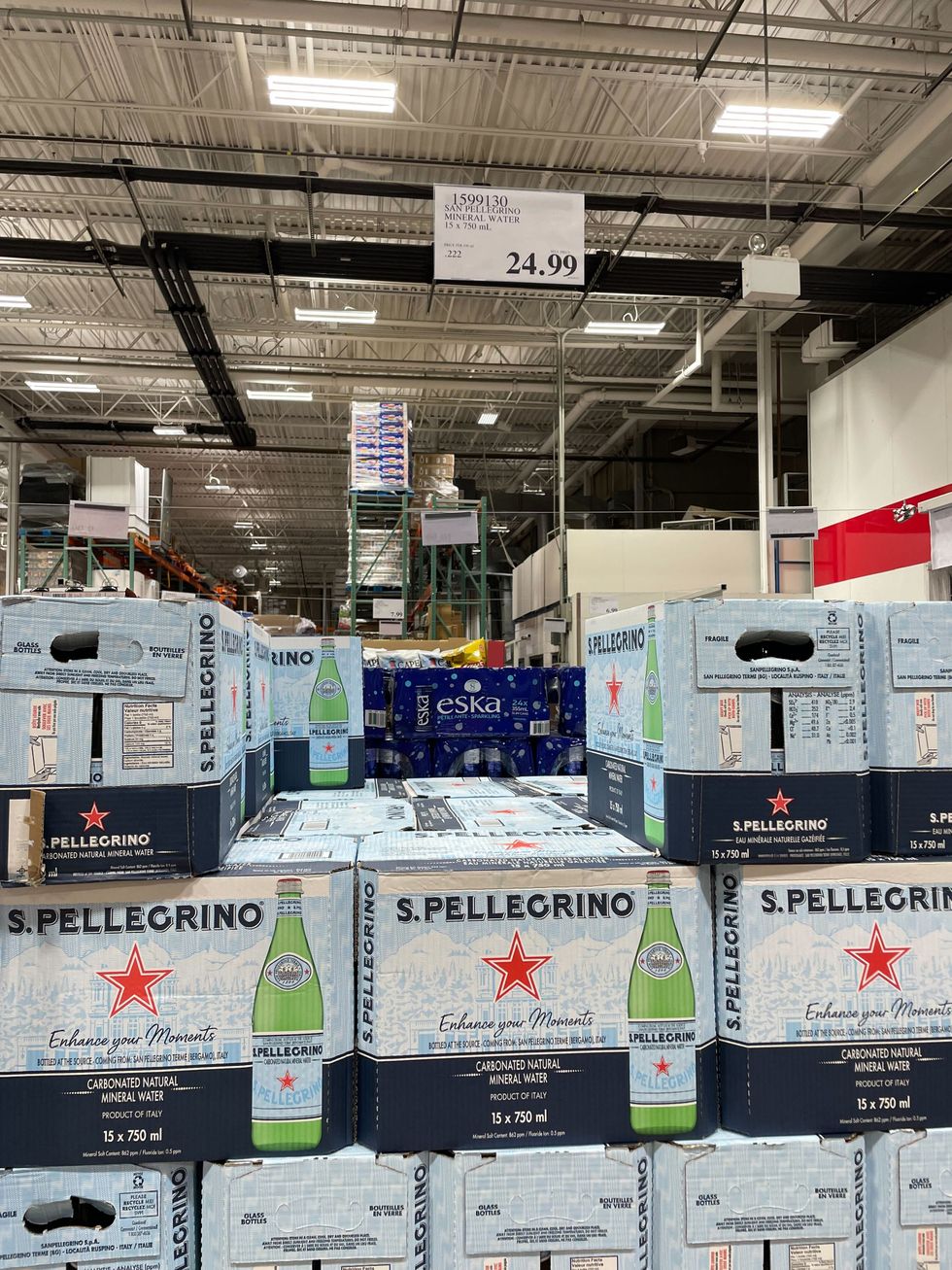 san pellegrino water at costco
