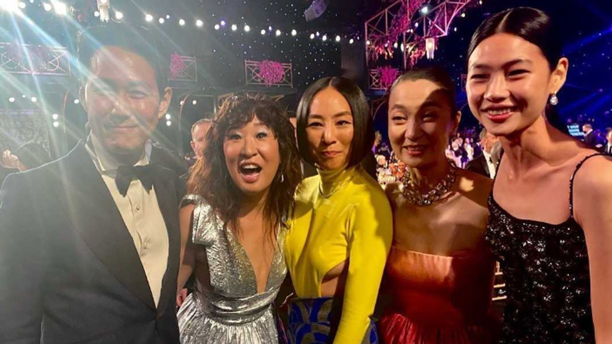 Sandra Oh at the SAG Awards.