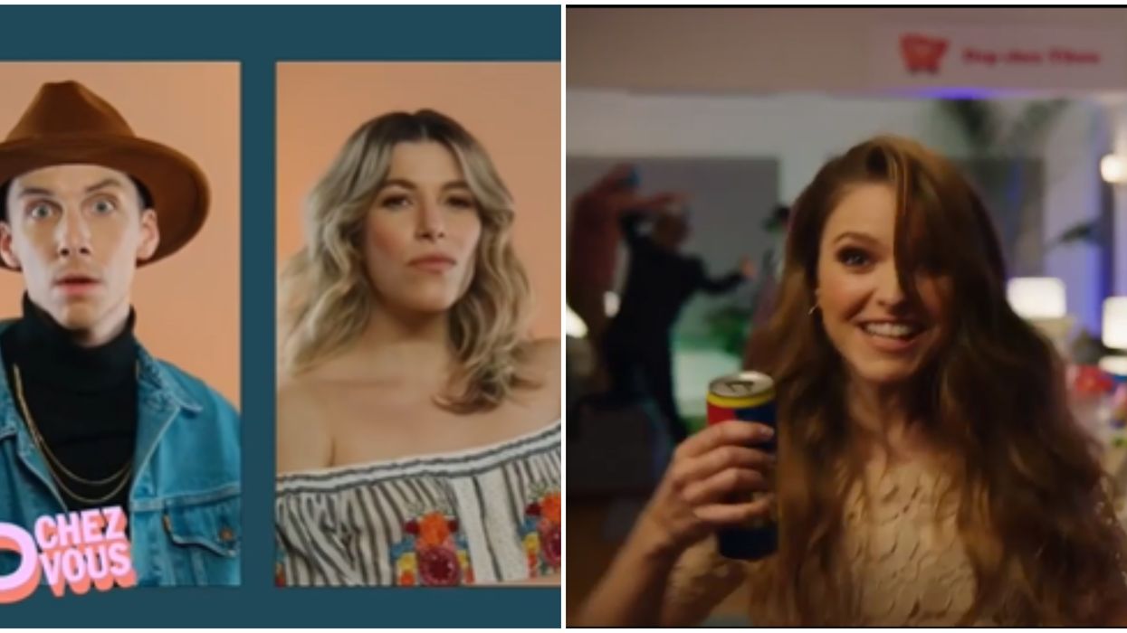 Sarah-Jeanne Labrosse et Pier-Luc Funk parodient OD Chez Nous