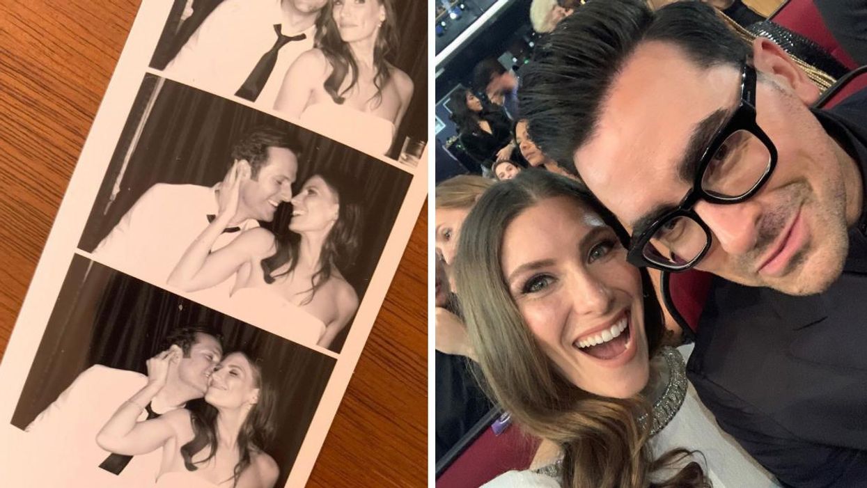 Sarah Levy Shared Pics From Her Wedding Day & Dan Looked Pretty Darn Cute With His Bouquet