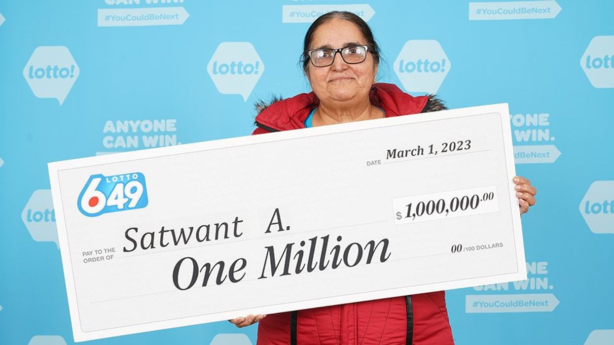Satwant Aujla, a lotto winner in B.C.