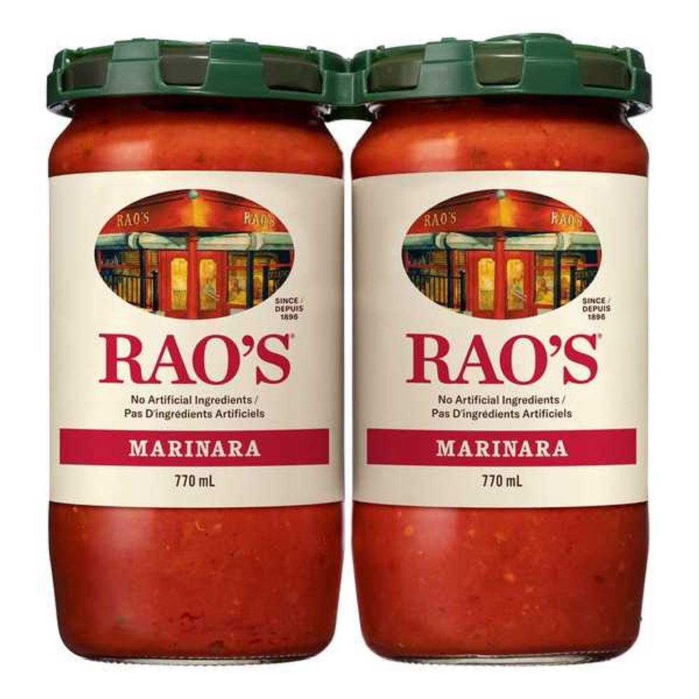 Sauce marinara Rao\u2019s sur le site de Costco