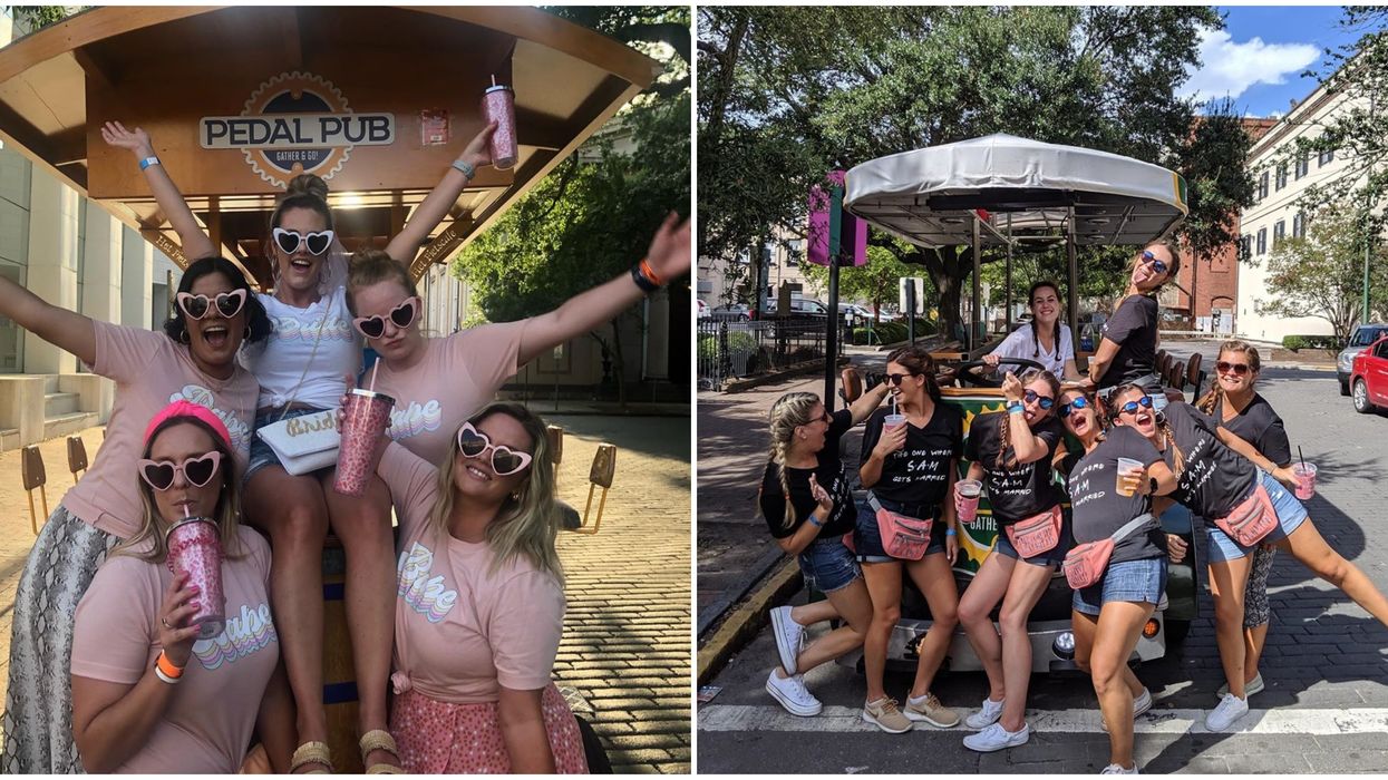 Savannah Petal Pub Party Bike Will Take You To Some Of The Best Bars In The City