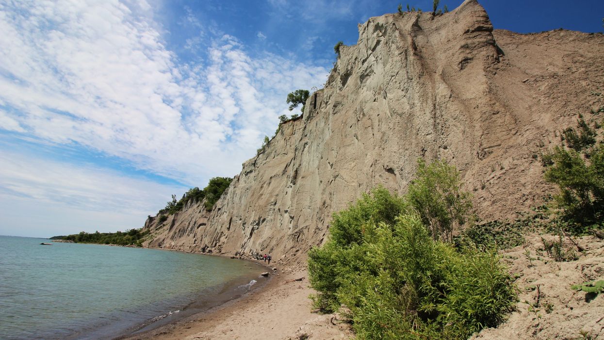 Scarborough Bluffs Cliff Collapsed This Weekend & It Sounded Like An Explosion (VIDEO)