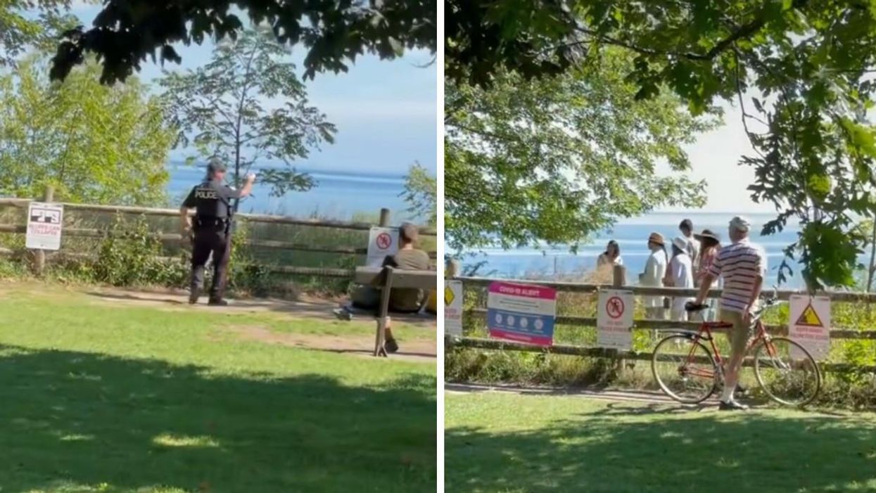 Scarborough Bluffs Trespassers Caught In The Act Charged Massive Fines By Police (VIDEO)