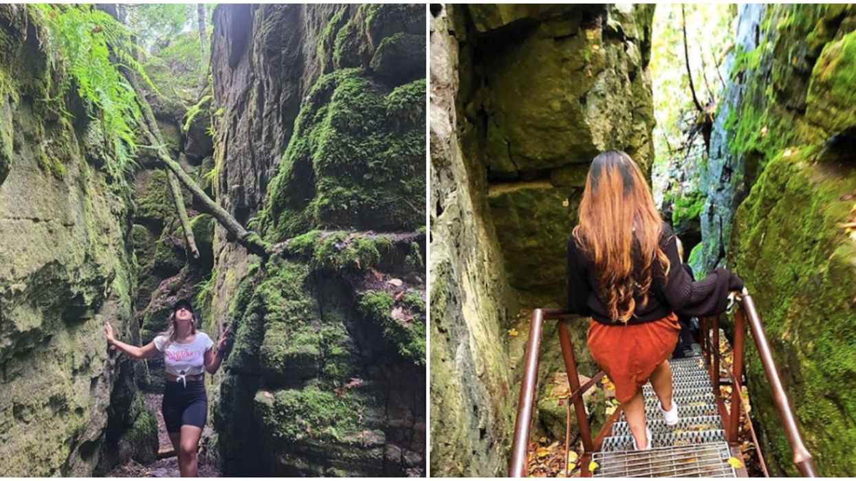 Scenic Caves In Ontario Has Ancient Rock Labyrinths You Can Explore This Fall