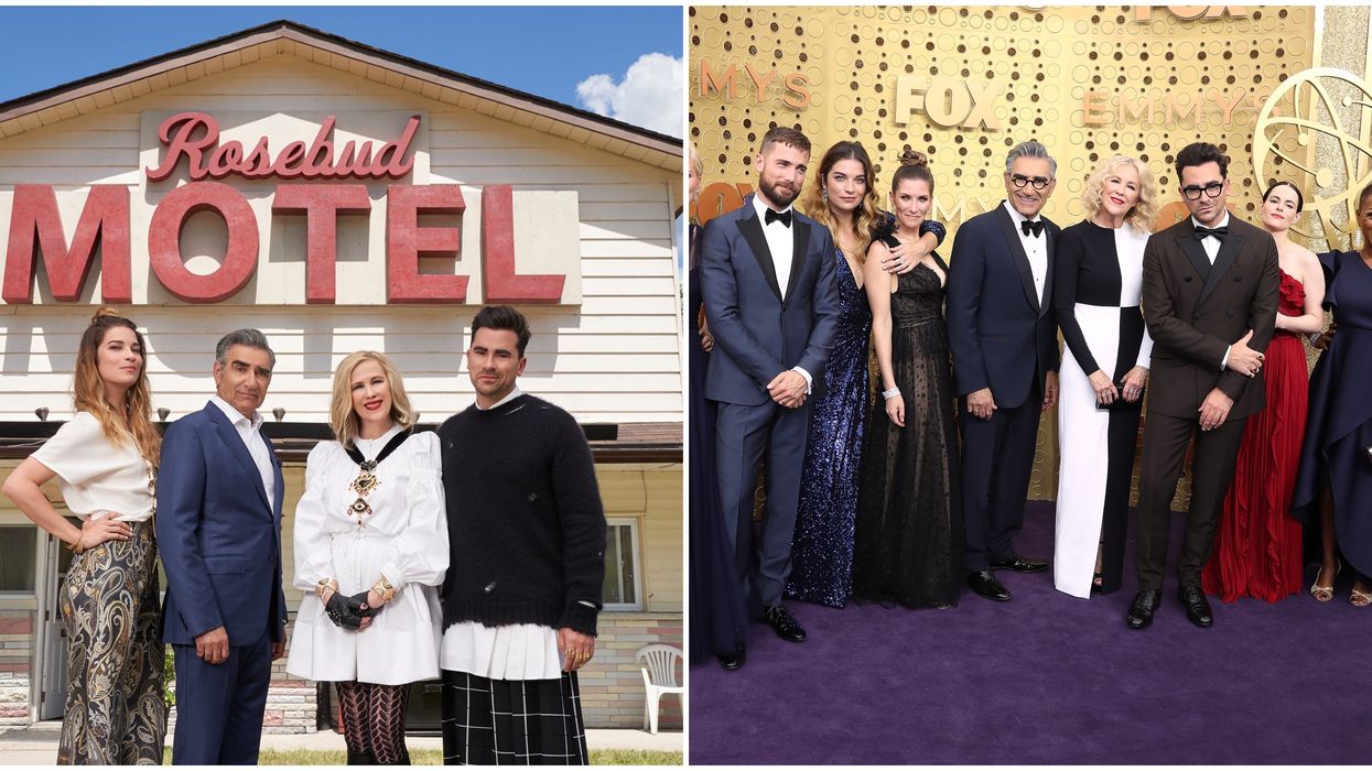 Schitt's Creek Emmy Win Is A First For The Show & The Levys Are So Excited