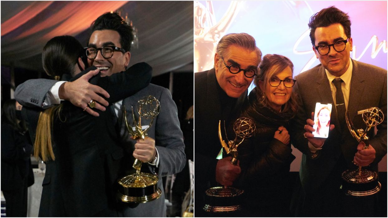 Schitt's Creek Swept The Emmys Last Night & Dan Levy's Speech Was So Canadian