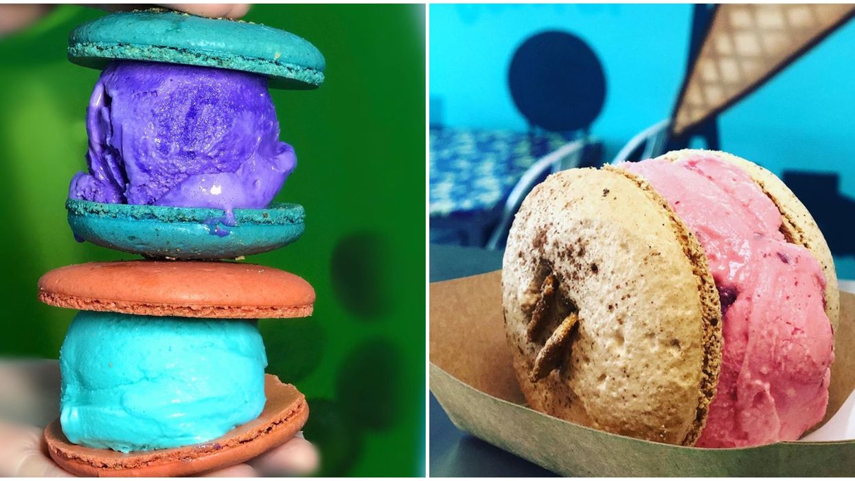 ScoopLV In Las Vegas Has Giant Macaroon Ice Cream Sandwiches