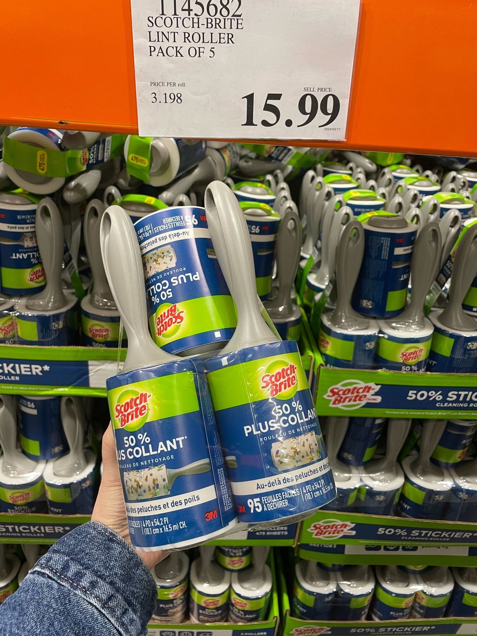 scotch-brite lint rollers at costco