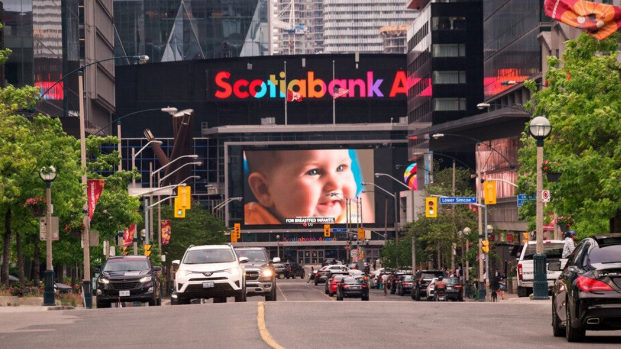 Scotiabank Arena in Toronto, Ontario.