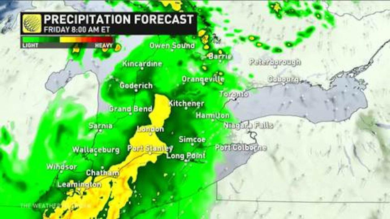 A Nasty Storm Is Making Its Way To Toronto & Could Destroy Your Friday Night Plans