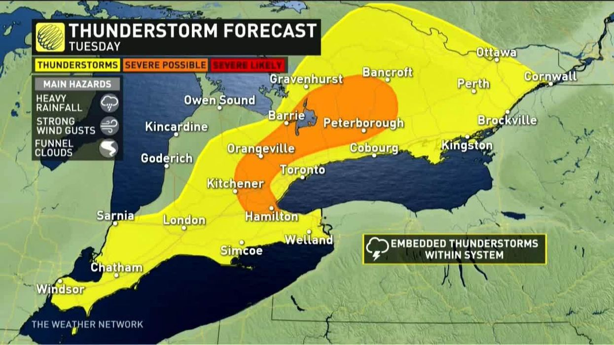 Ontario Is Getting Hit With Intense Storms This Week Due To Tropical Storm Fred