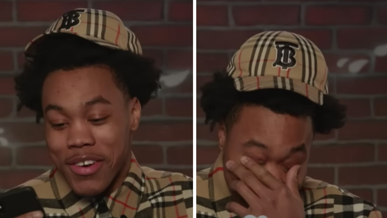 Scottie Barnes on Jimmy Kimmel's "Mean Tweets."