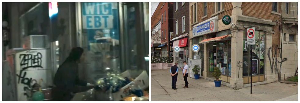 Scream VI. Droite : GoogleMaps.