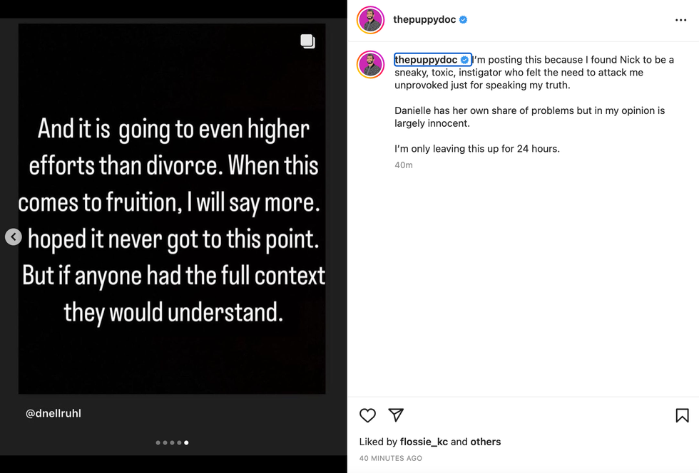 Screenshot of Danielle Ruhl's now-deleted post.