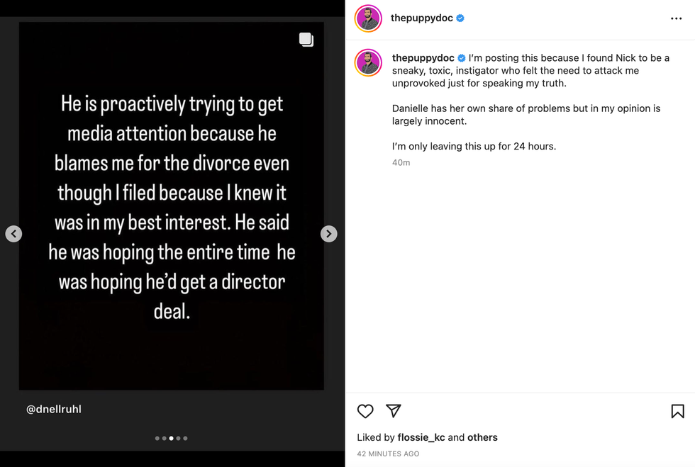 Screenshot of Danielle Ruhl's now-deleted post.