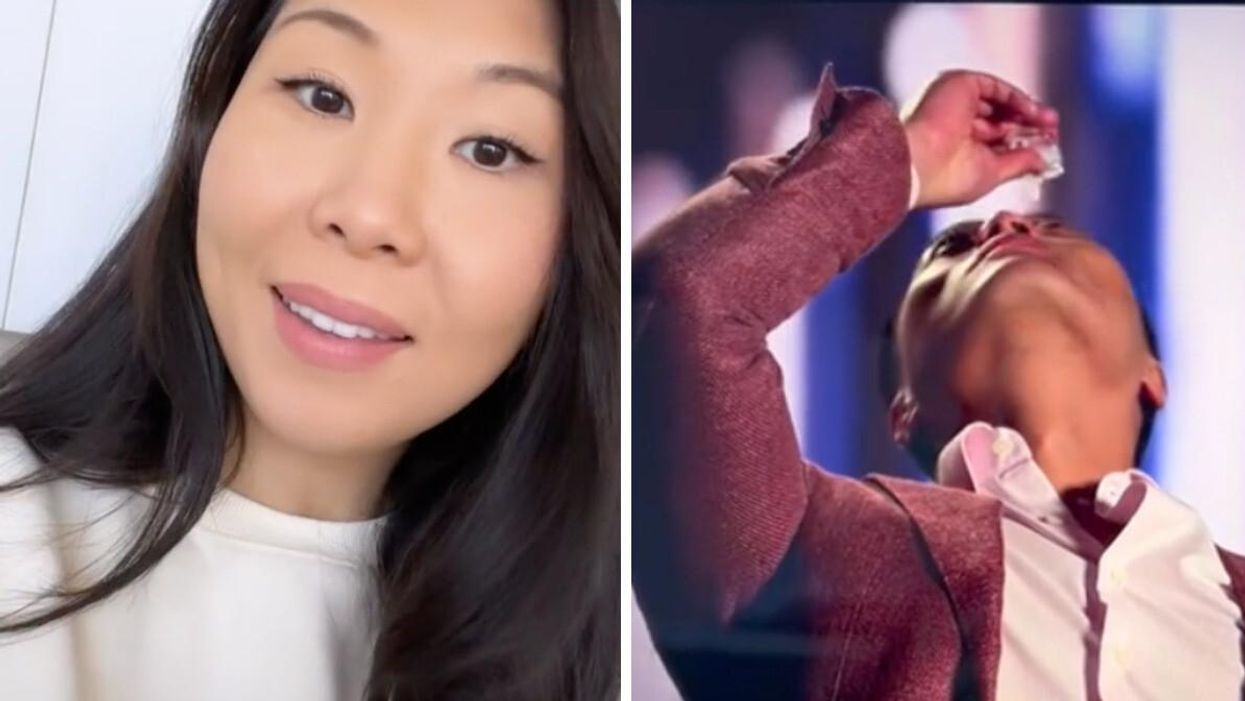 Screenshots from the TikTok.