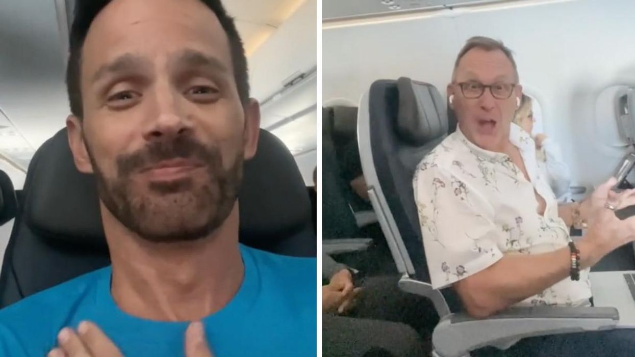 Screenshots from the TikToker's video.