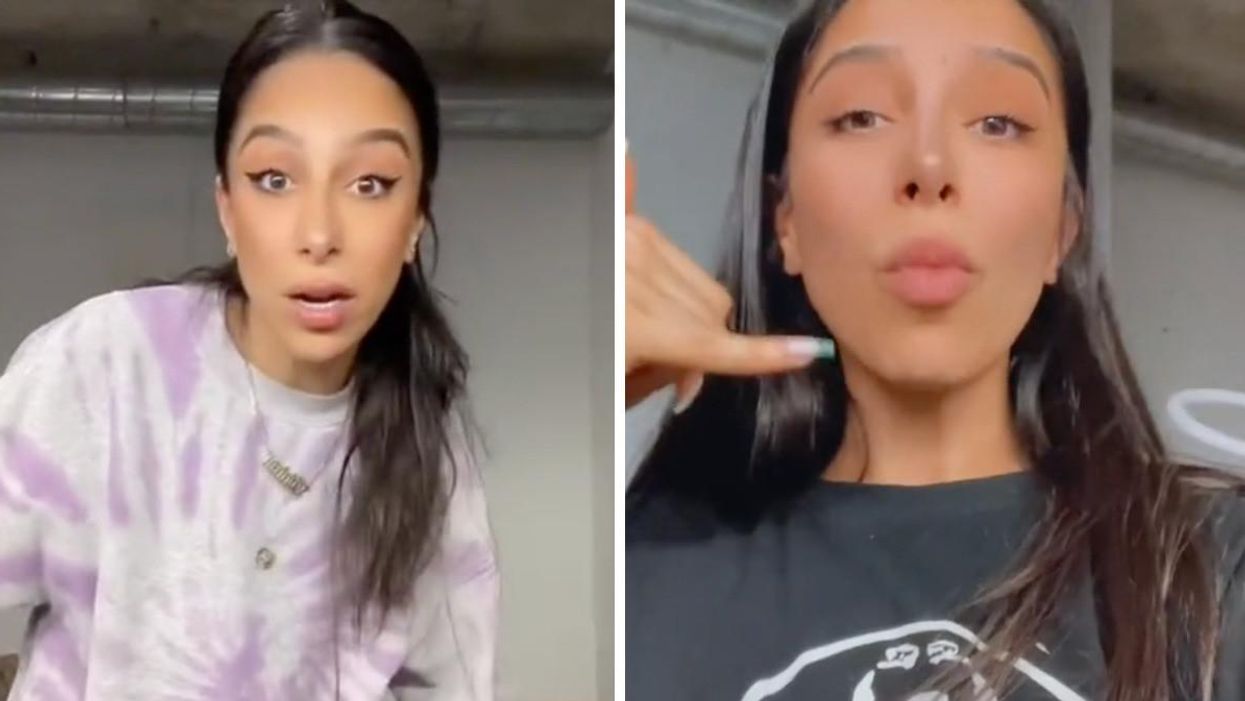 Screenshots from the TikToker's videos.