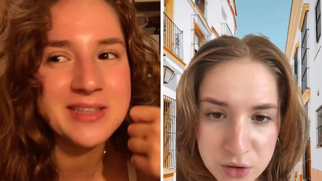 Screenshots from the TikToks.