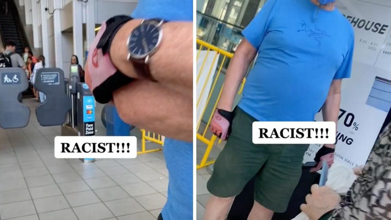 Screenshots of the posted TikTok video.