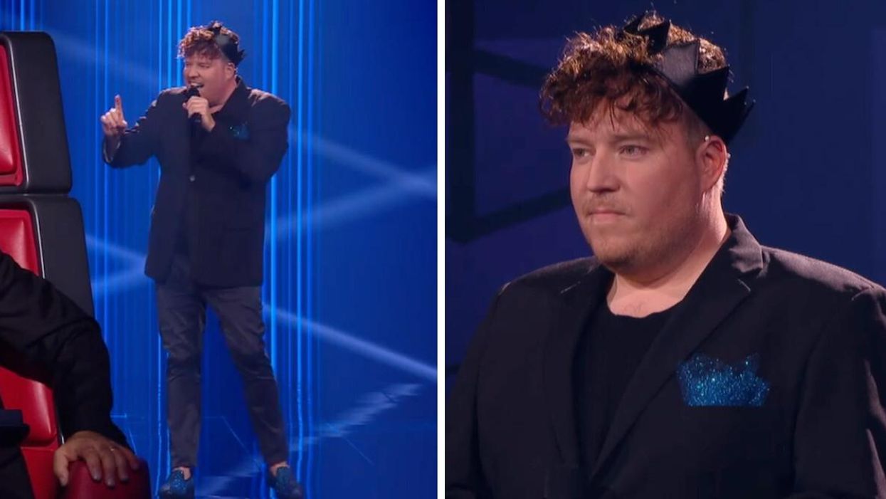 Sébastien à La Voix.