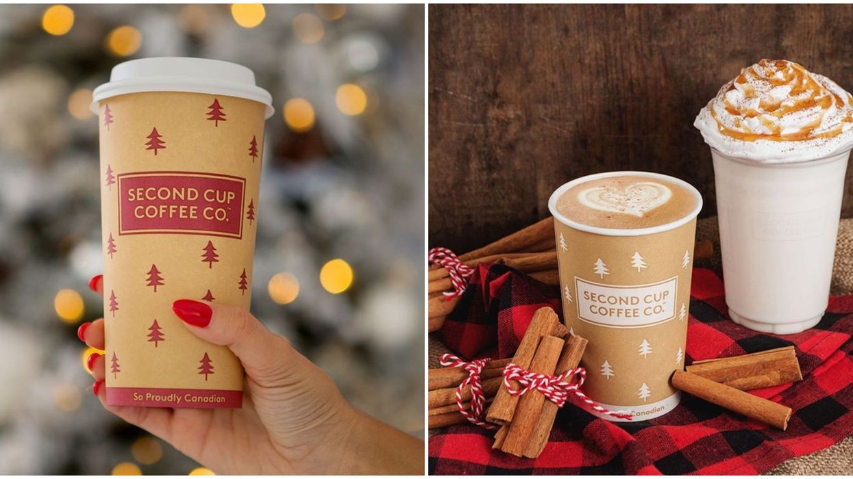 Second Cup a sorti ses cafés de Noël et ils ont l'air plus décadents que Starbucks