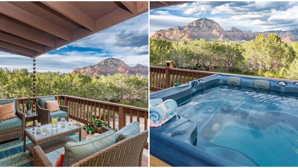 Sedona Airbnb With Hot Tub Has Red Rock Views For Days (PHOTOS)