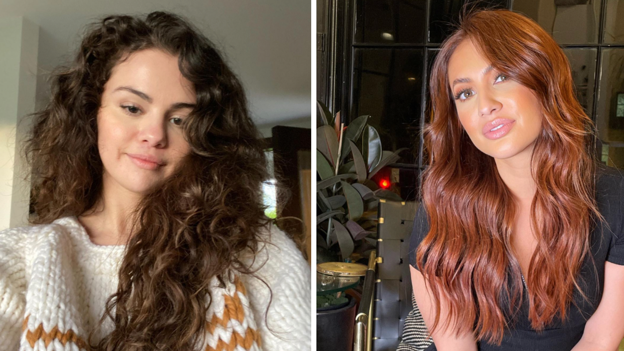 Selena Gomez. Right: Francia Raisa.