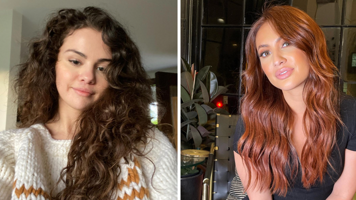 Selena Gomez. Right: Francia Raisa.