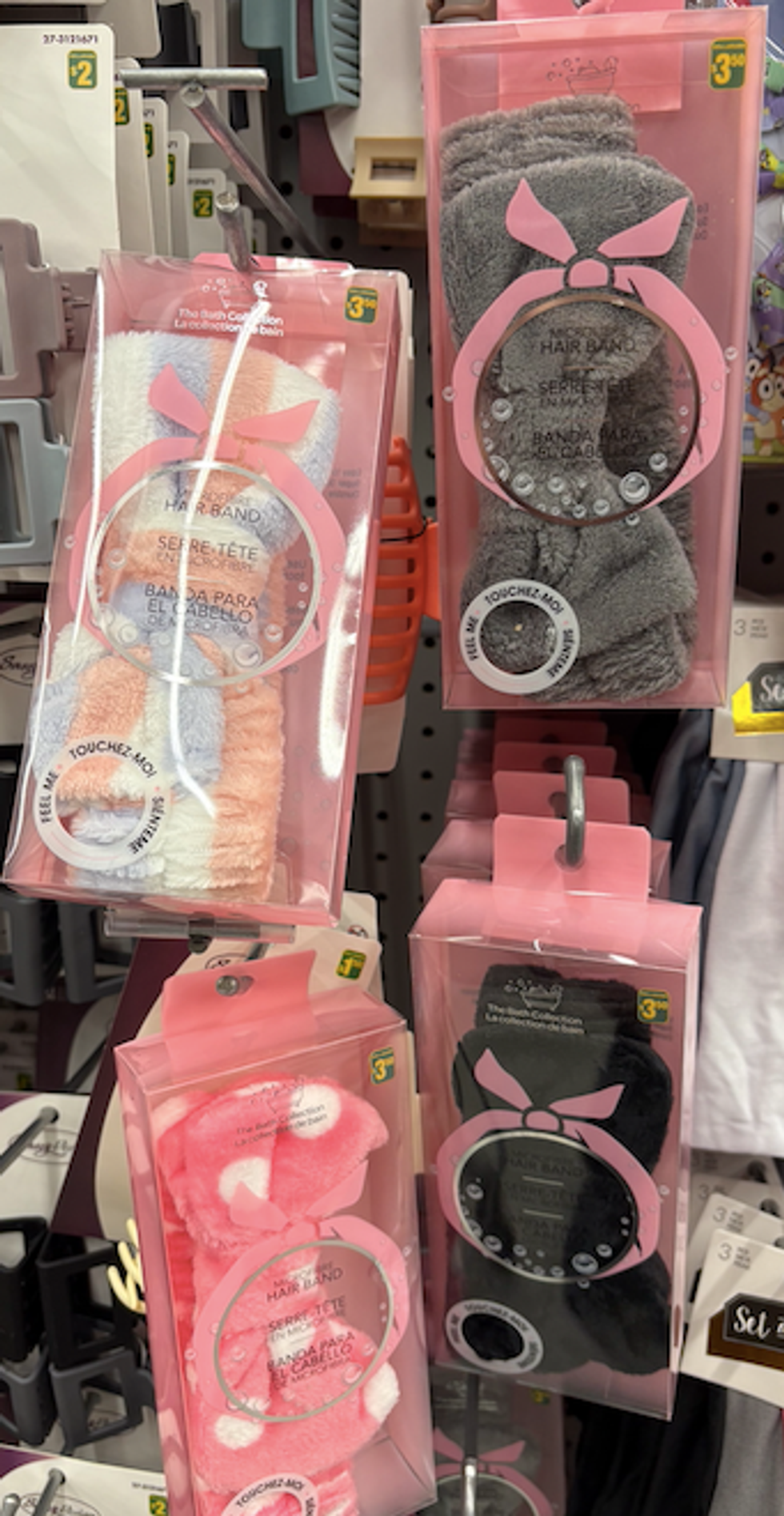 Serre-t\u00eate en microfibre.