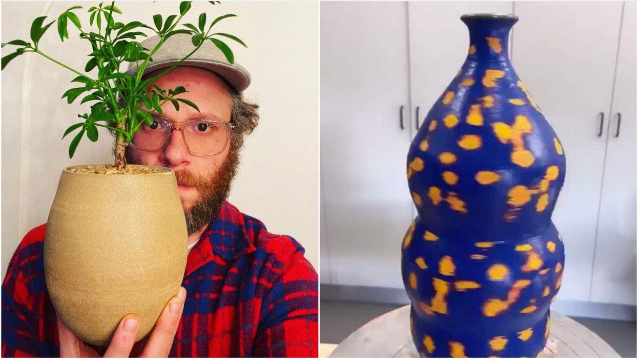 Seth Rogan Made A Vase He Was 'Pretty Happy' With & Then Kraft Dinner Roasted It