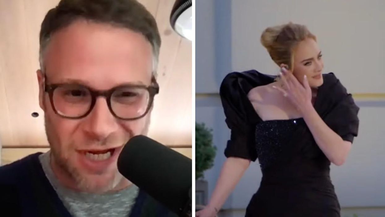 Seth Rogen Smoked 'A Ton Of Weed' Before The Adele Concert & Mistakes Were Made (VIDEO)