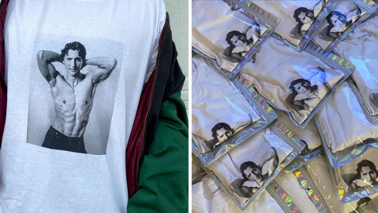 Sexy Trudeau Shirts Are Being Sold In Ontario RN & The Designer Has Plans For Jagmeet, Too