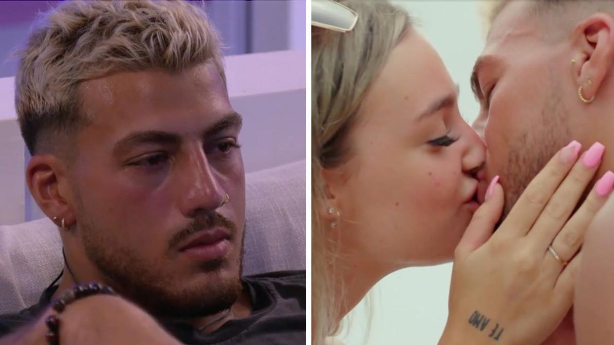 Shady de L'île de l'amour. Droite : Shady et Megan de L'île de l'amour.