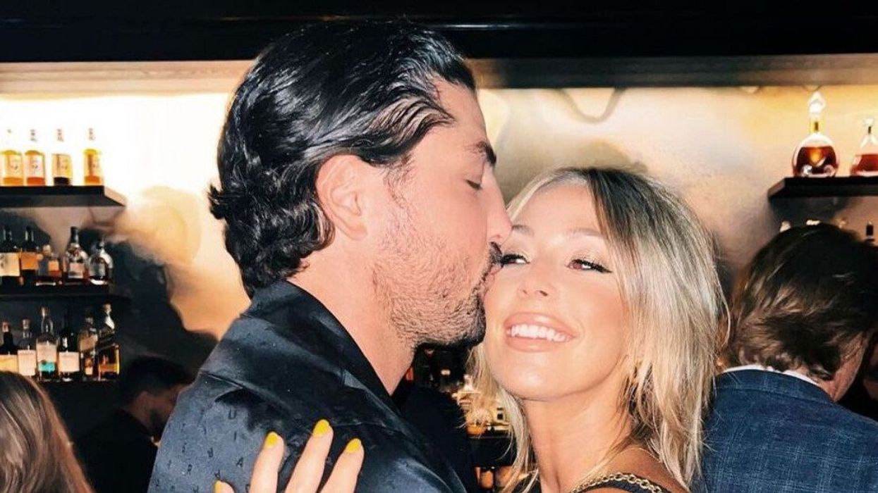 Shaina Hurley and her husband Christos Lardakis.