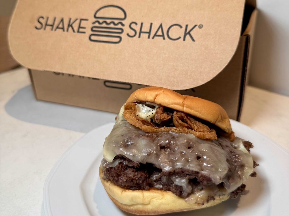 Shake Shack burger.