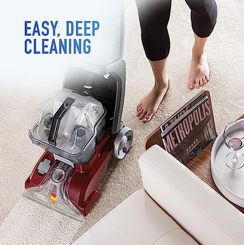 Shampouineuse \u00e0 tapis HOOVER POWER SCRUB.