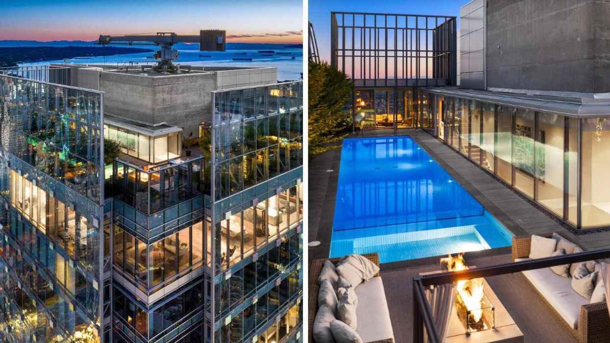 Shangri-La Penthouse. Right: Shangri-La Penthouse.
