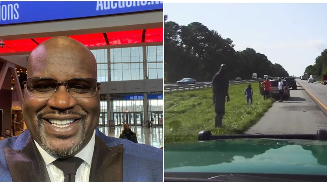 'Shaq For President' Hashtag Emerges After The Former NBA Player Helps Florida Driver