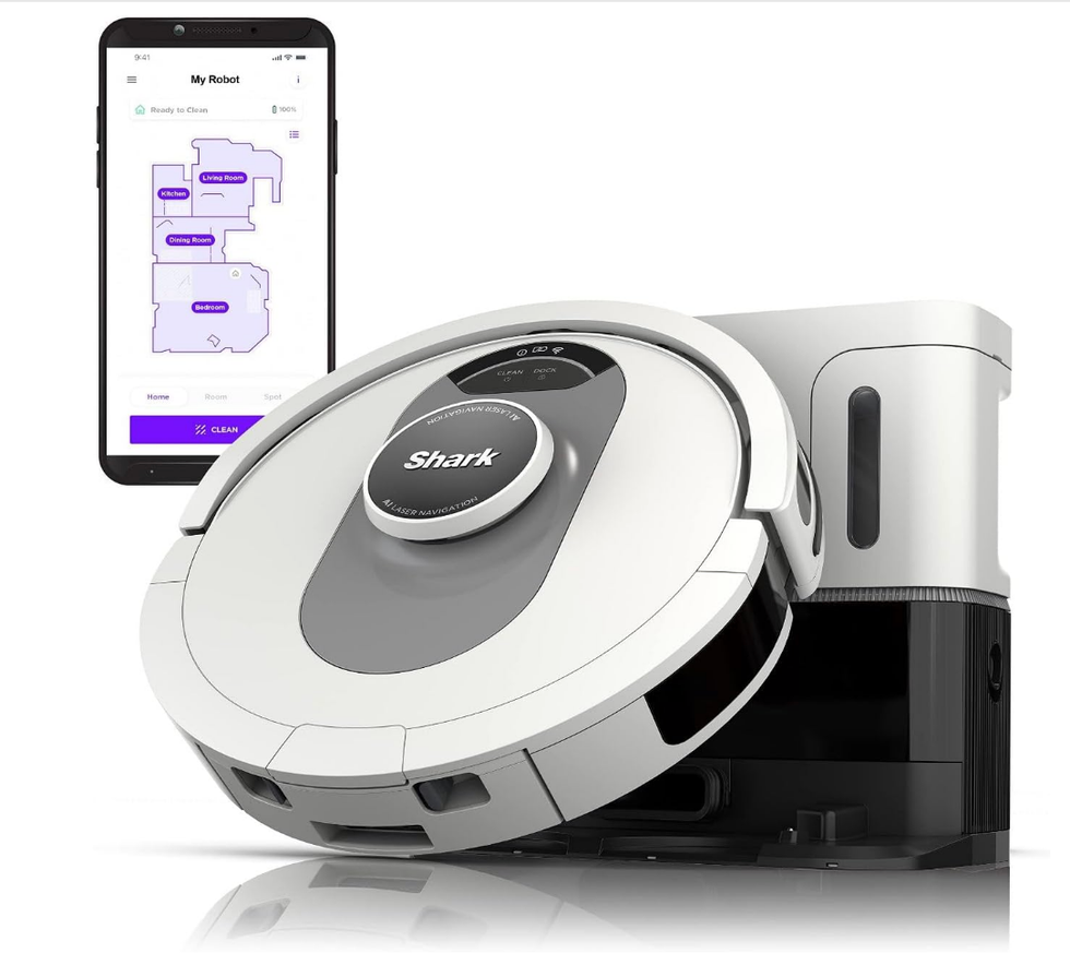Shark AV2511AE AI Robot aspirateur avec base auto-vide XL.