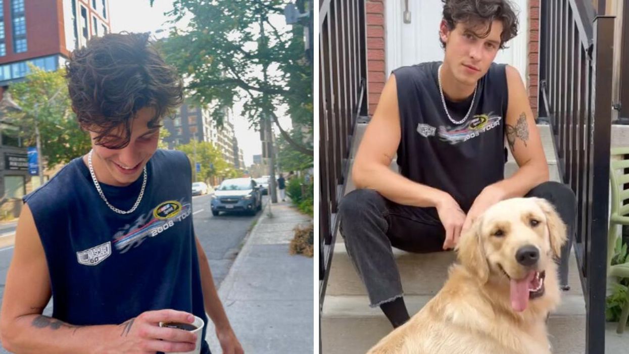 Shawn Mendes Was Spotted In Toronto With His Pup