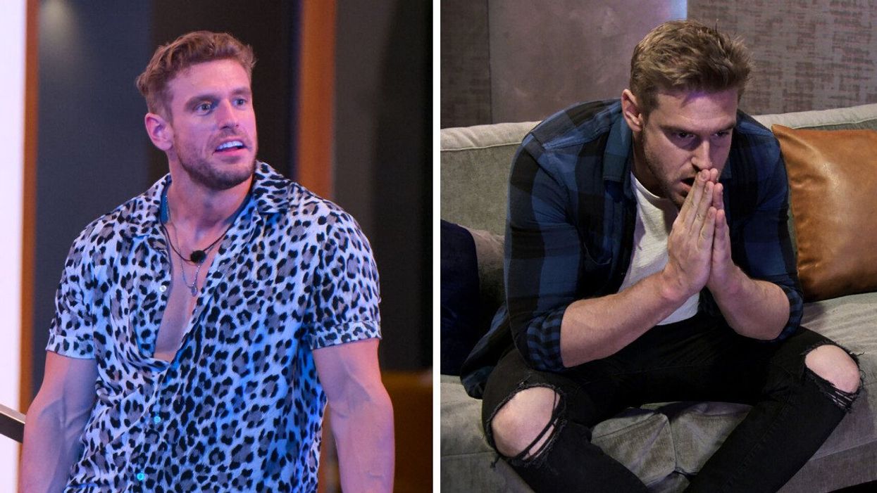 Shayne Jansen on Perfect Match. Right: Shayne Jansen on Season 2 of Love Is Blind.