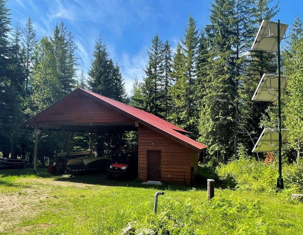 Shed on the property for sale.
