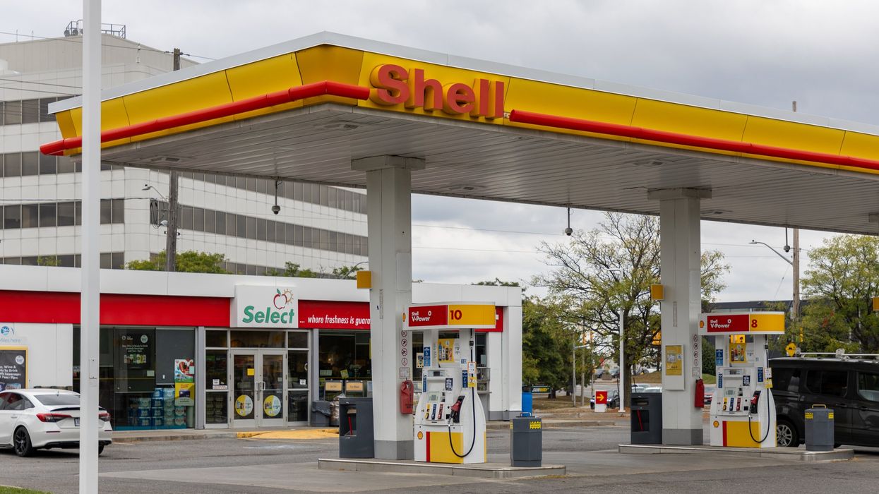Shell gas station in Ontario.