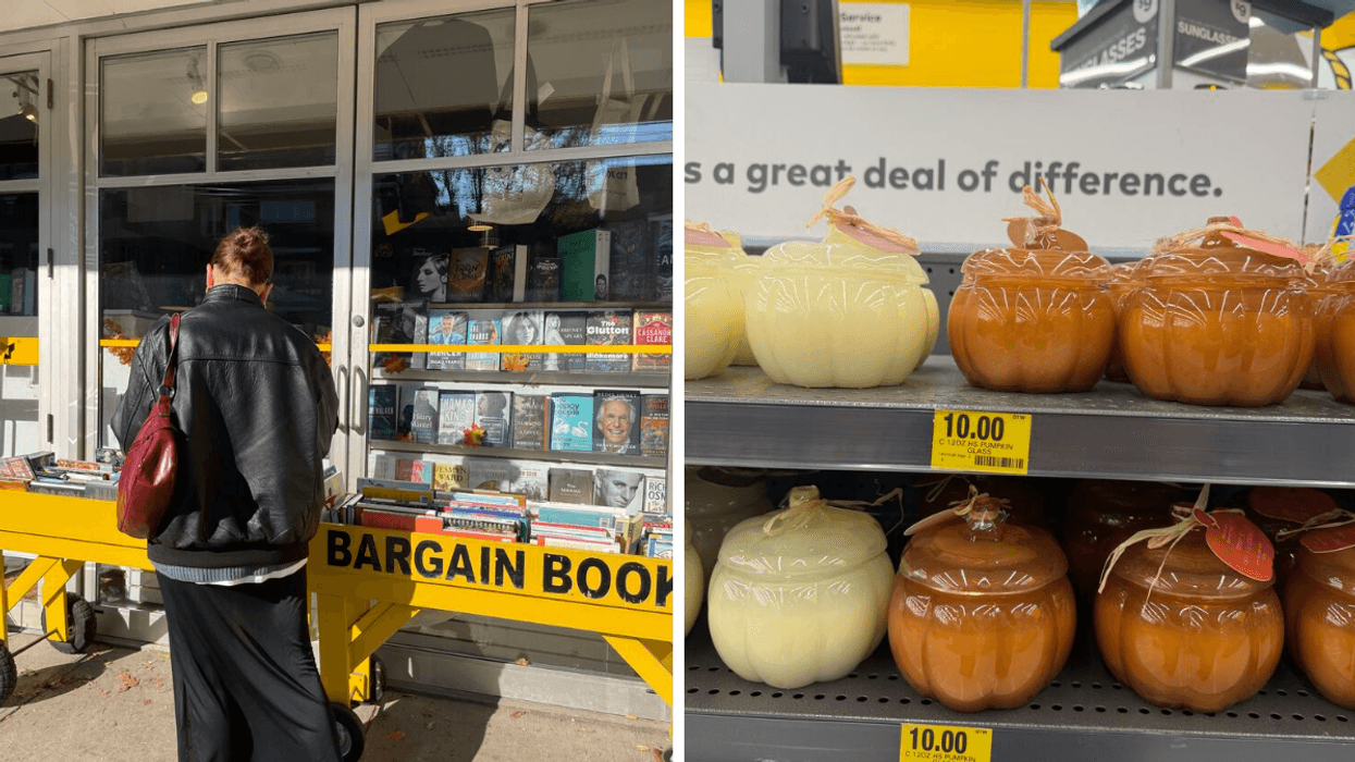 Shopping. Right: The candles I keep talking about